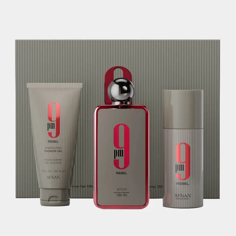 Afnan 9PM Rebel 3-piece gift set