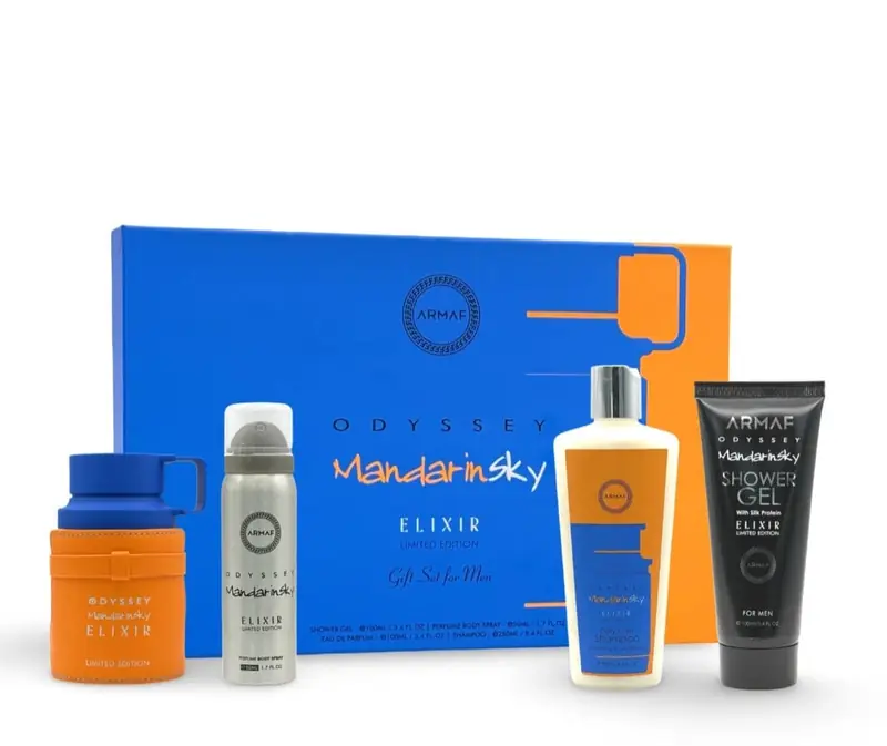Armaf Odyssey Mandarinsky Elixir limited edition 4-piece gift set